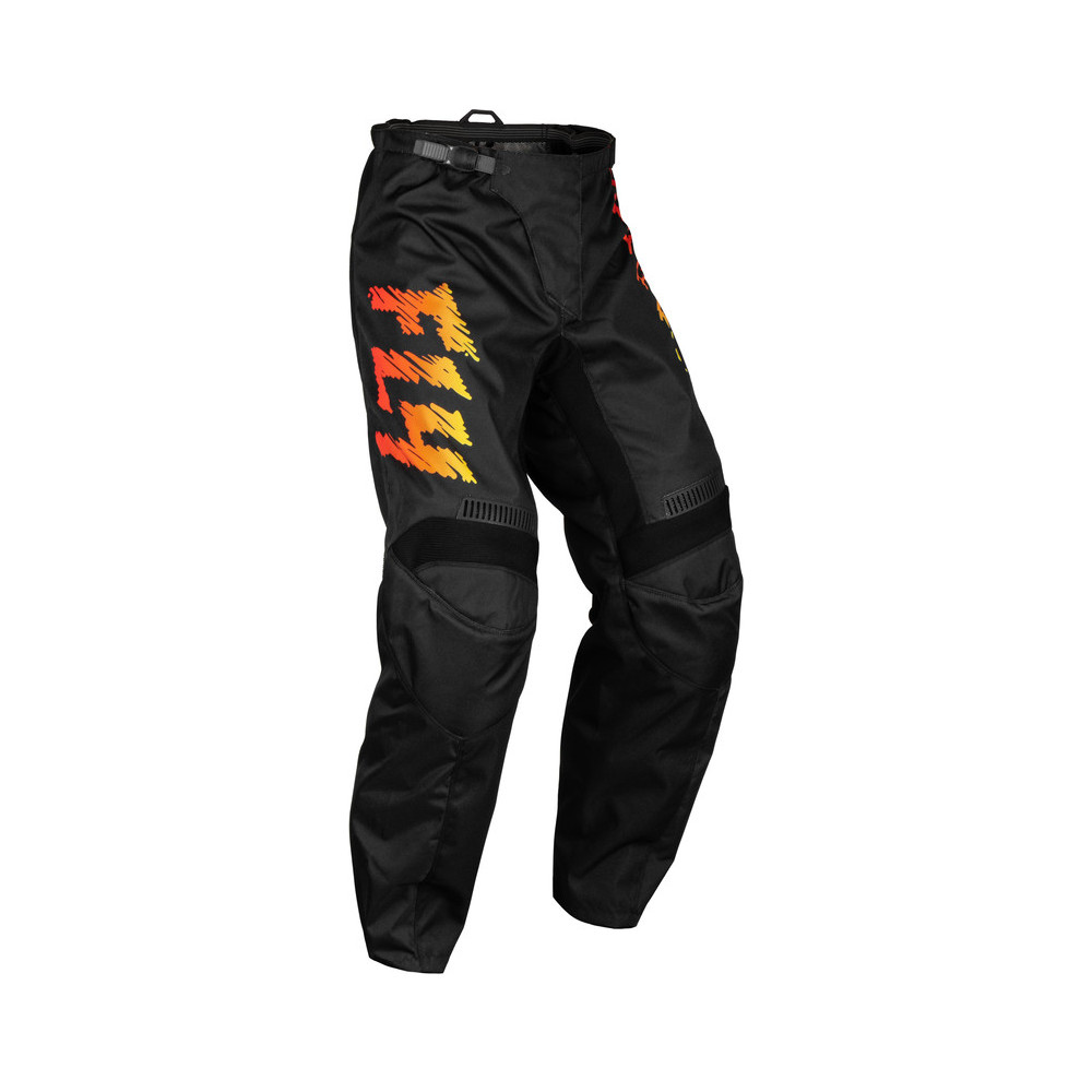 Pantalon enfant FLY RACING F-16 - noir/jaune/orange