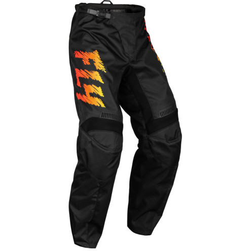 Pantalon enfant FLY RACING F-16 - noir/jaune/orange