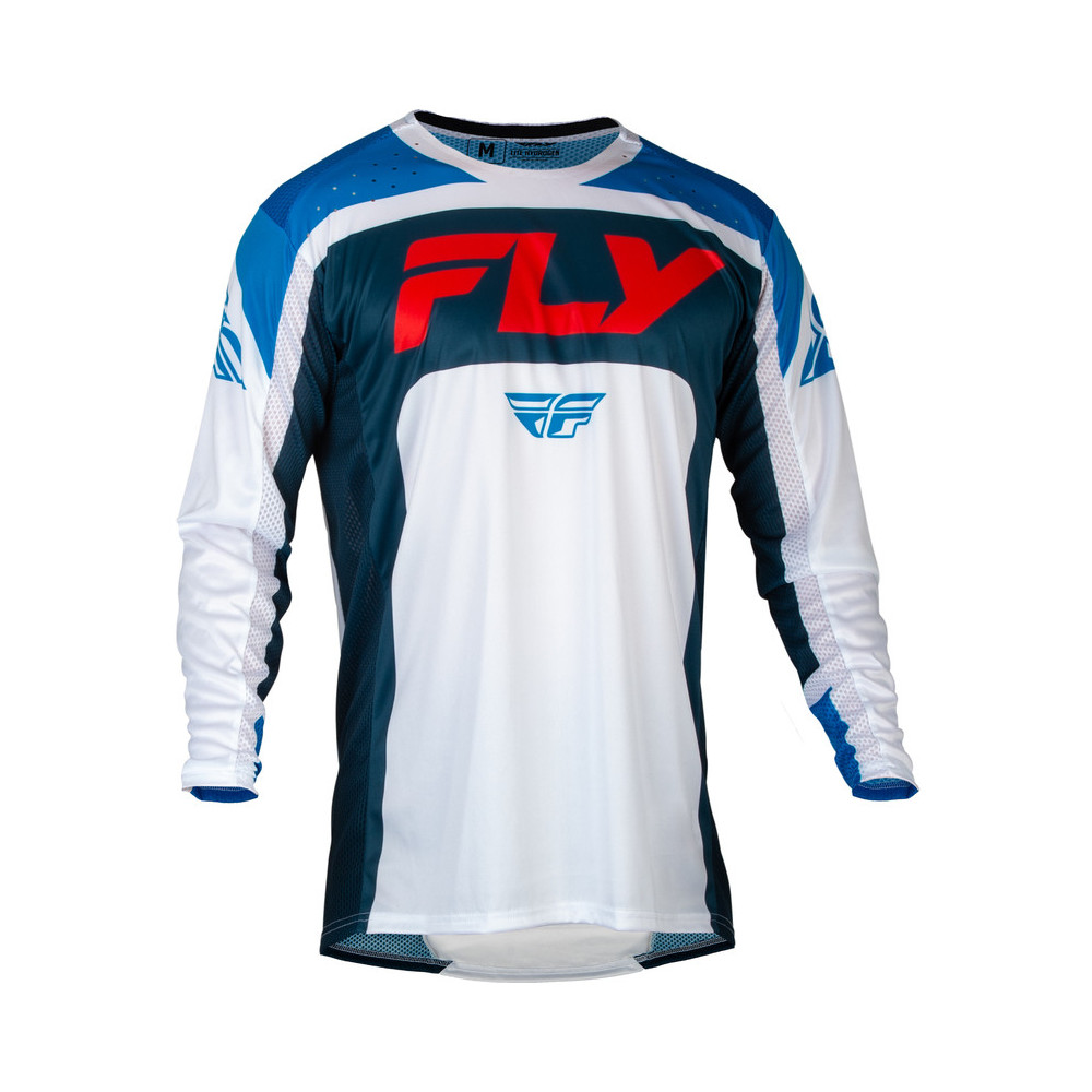 Maillot FLY RACING Lite - rouge/blanc/Navy