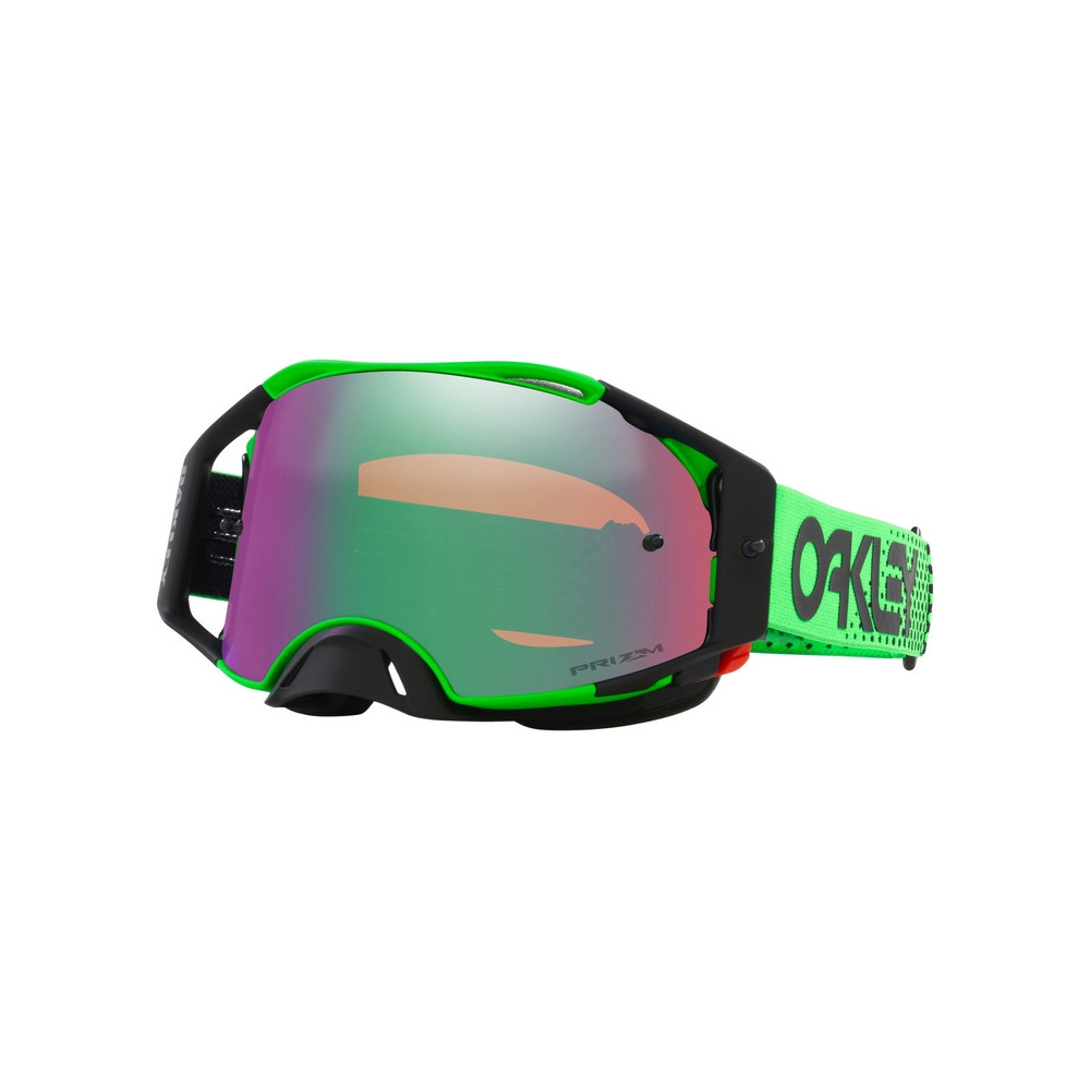 Masque OAKLEY Airbrake MX - Moto Green B1B écran Prizm MX Jade