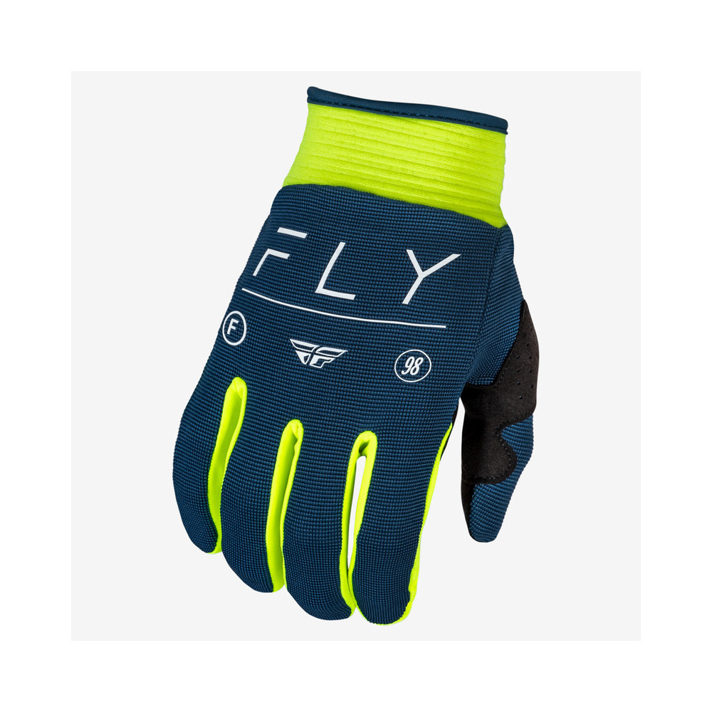 Gants enfant FLY RACING F-16 - Navy/jaune fluo/blanc