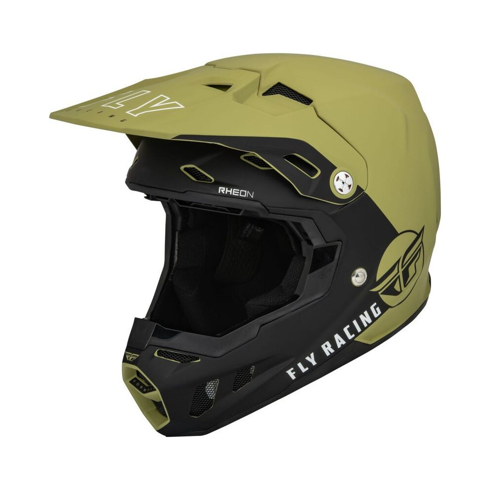 Casque FLY RACING Formula CC Centrum - vert olive mat/noir