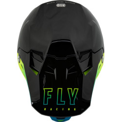 Casque FLY RACING Formula CC Centrum - noir/bleu/jaune fluo