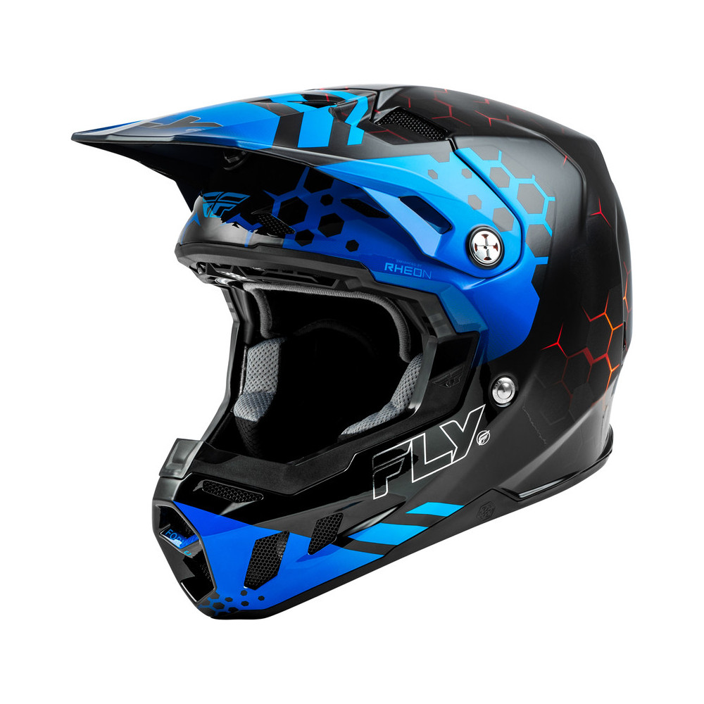 Casque FLY RACING Formula CC Tektonic - noir/bleu/rouge