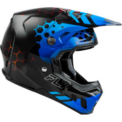 Casque FLY RACING Formula CC Tektonic - noir/bleu/rouge