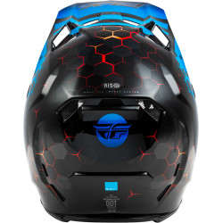 Casque FLY RACING Formula CC Tektonic - noir/bleu/rouge