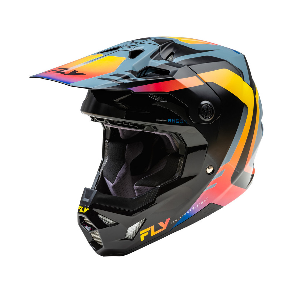 Casque FLY RACING Formula CP Krypton - gris/noir/Electric Fade