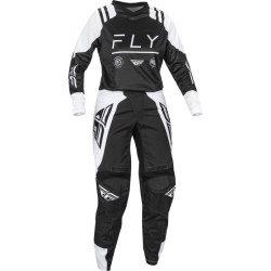 Pantalon femme FLY RACING F-16 - noir/blanc