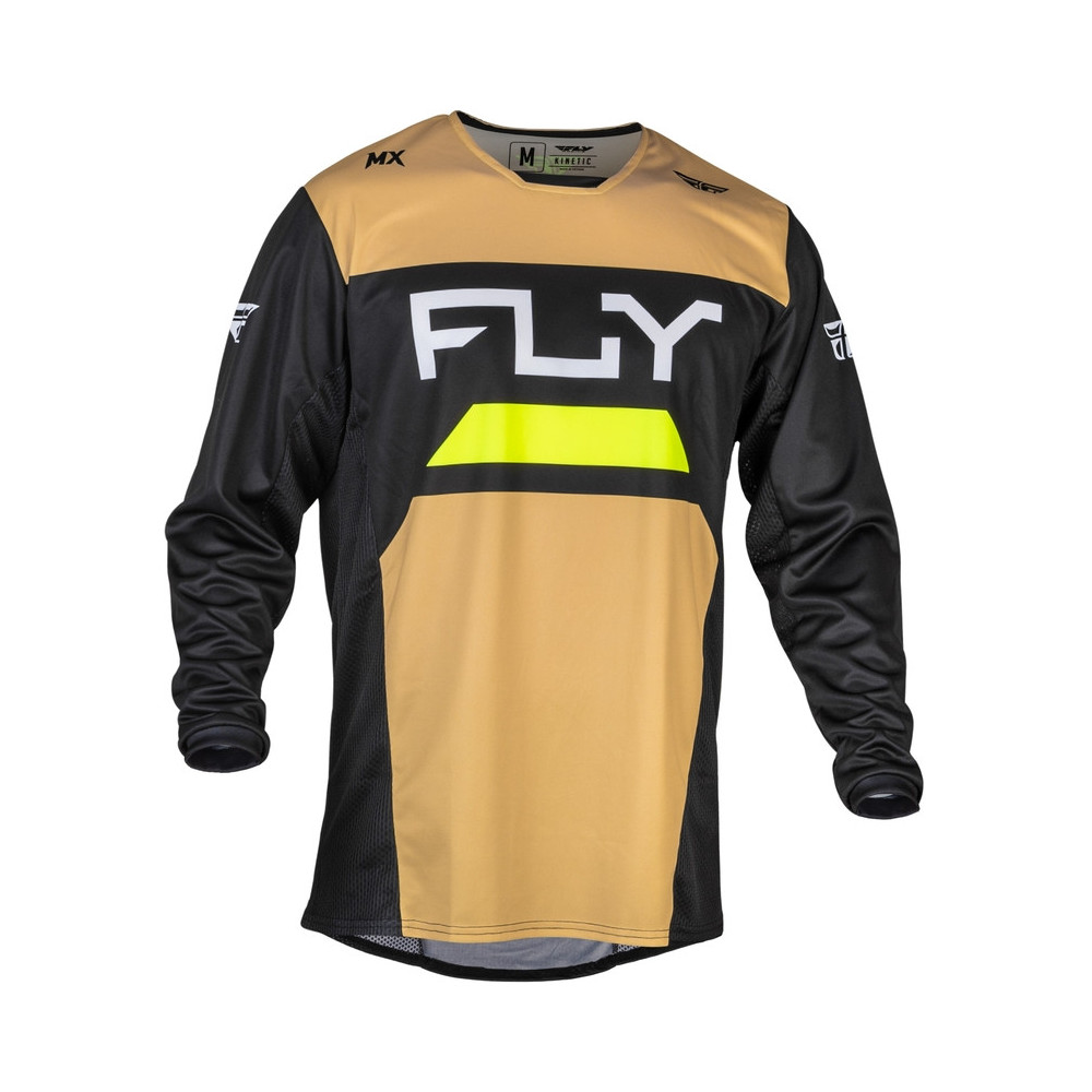 Maillot FLY RACING Kinetic Reload - kaki/noir/Hi-Vis