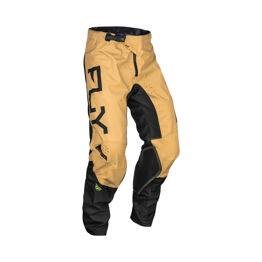 Pantalon FLY RACING Kinetic Reload - khaki/noir/jaune fluo