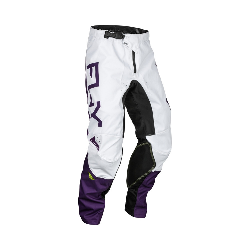 Pantalon FLY RACING Kinetic Reload - Deep Purple/blanc/jaune fluo