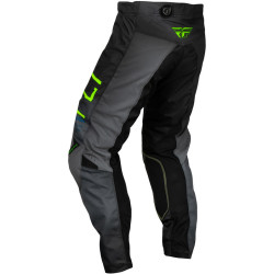 Pantalon enfant FLY RACING Kinetic Prodigy - anthracite/ vert fluo/True Blue