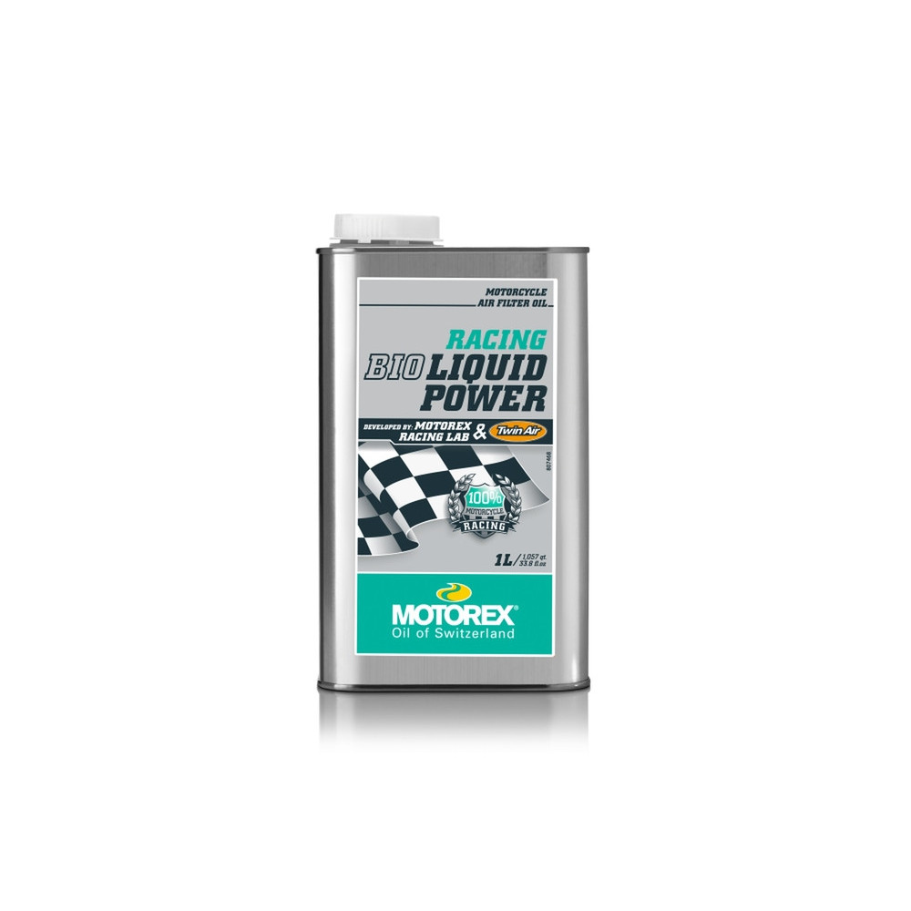 Huile filtre à air MOTOREX Racing Liquid Bio Power - 1L