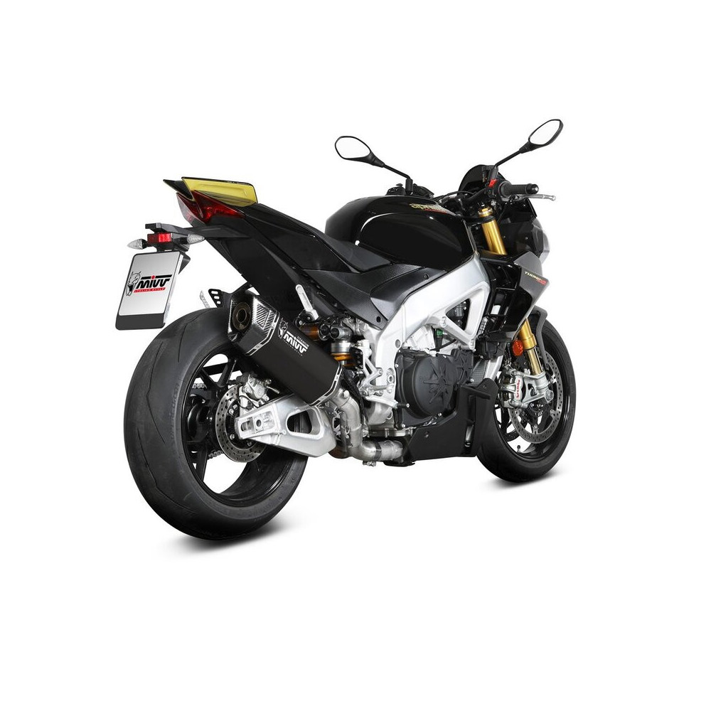 Silencieux MIVV SR-1- Titane noir - Aprilia RSV4 / Tuono V4 1100 21-23