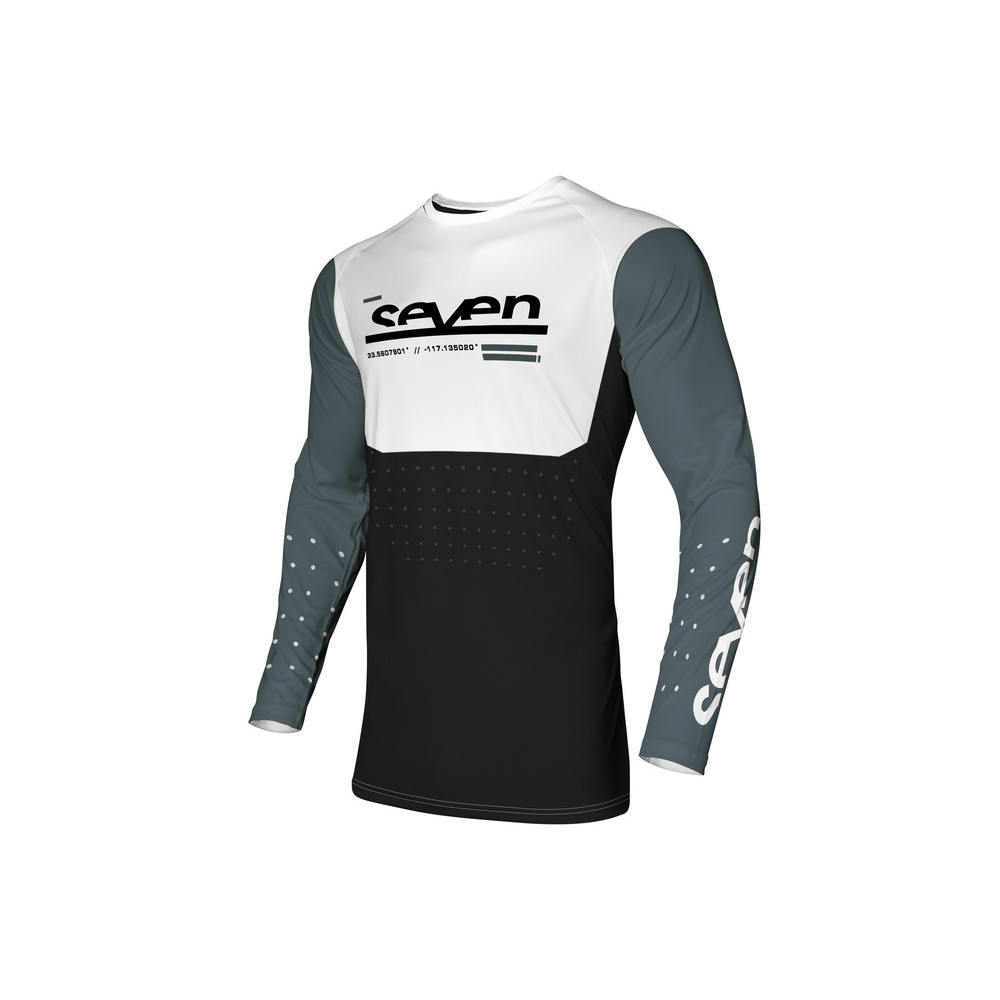 Maillot SEVEN Vox Aperture - Lead/noir