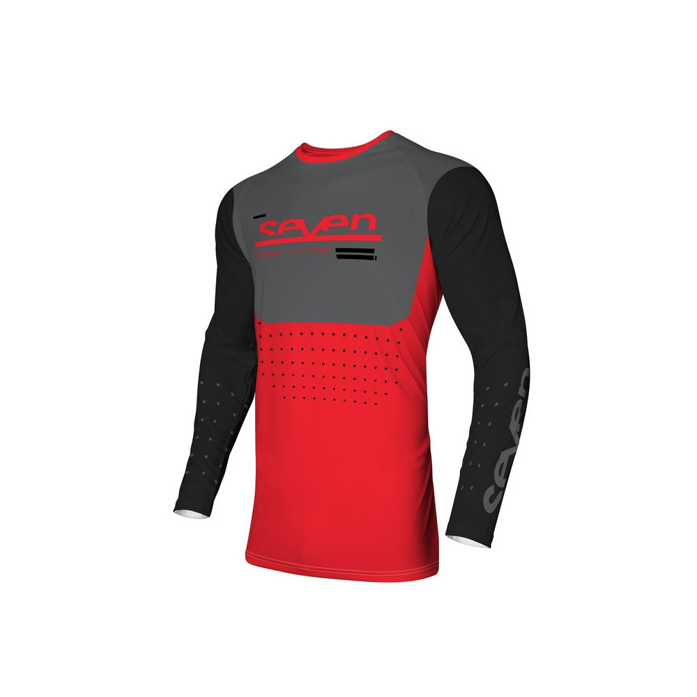 Maillot SEVEN Vox Aperture - rouge fluo