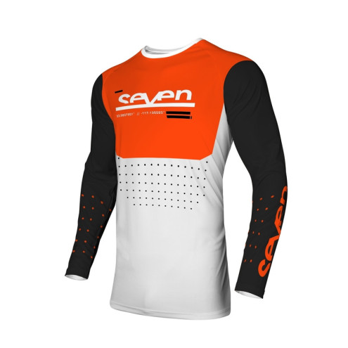 Maillot SEVEN Vox Aperture - blanc/orange