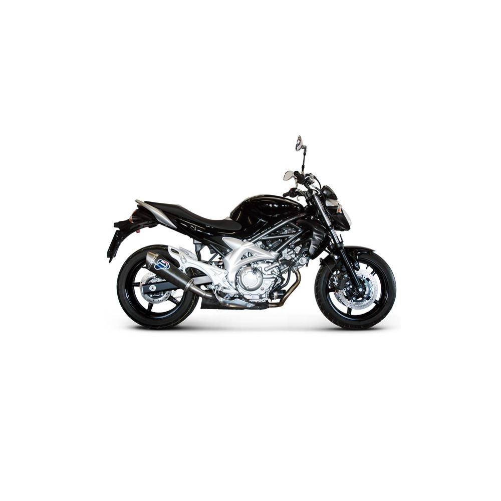 Silencieux Termignoni carbone ovale, Suzuki Gladius 09-15