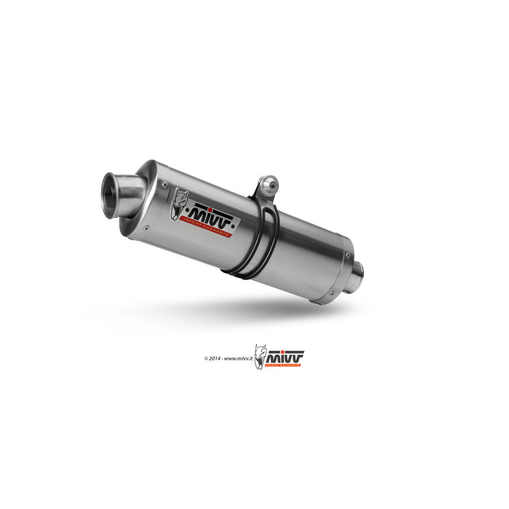 Silencieux MIVV Oval Classic Inox Aprilia RSV 1000 98-03