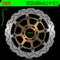 Disque de frein NG BRAKES pétale flottant - 1060X