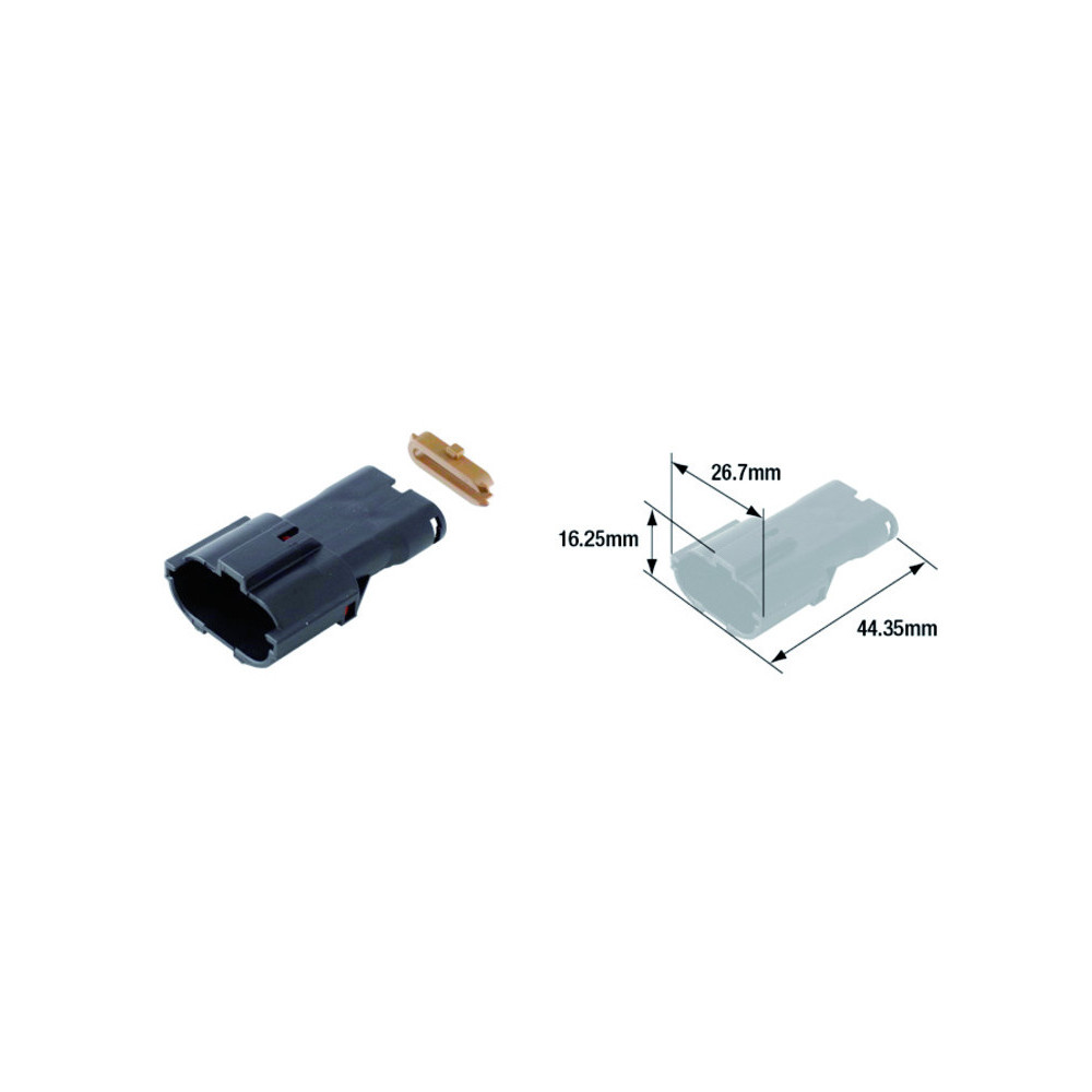 Connectique électrique femelle étanche TOURMAX type 070 (FRY)