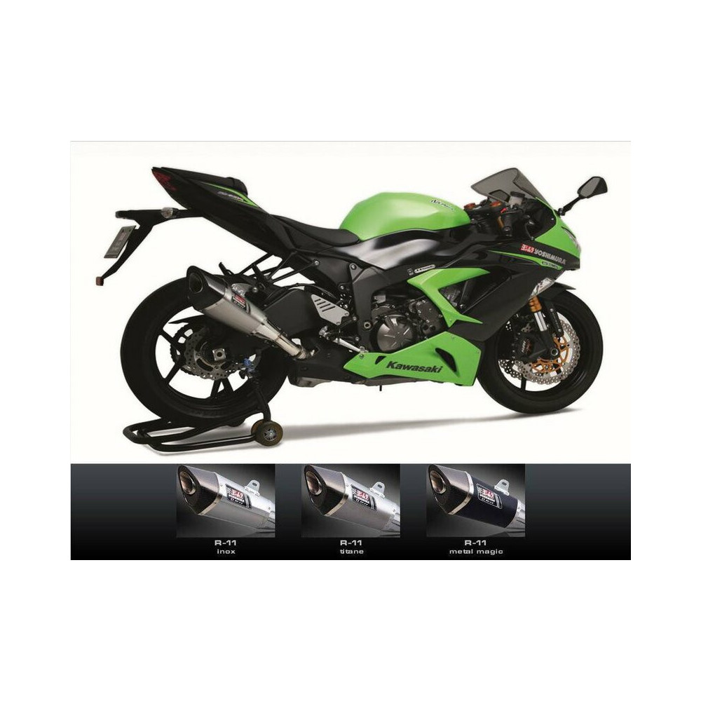 Silencieux Yoshimura R11 Metal Magic Kawasaki Ninja ZX-6R