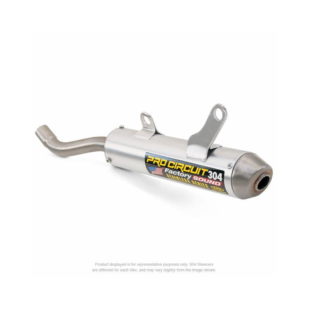 Silencieux PRO CIRCUIT 304 alu embout inox Honda CR 125 R 02-07