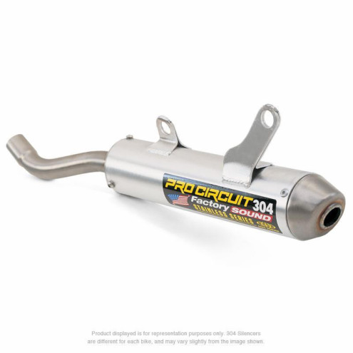 Silencieux PRO CIRCUIT 304 alu embout inox Honda CR 125 R 02-07