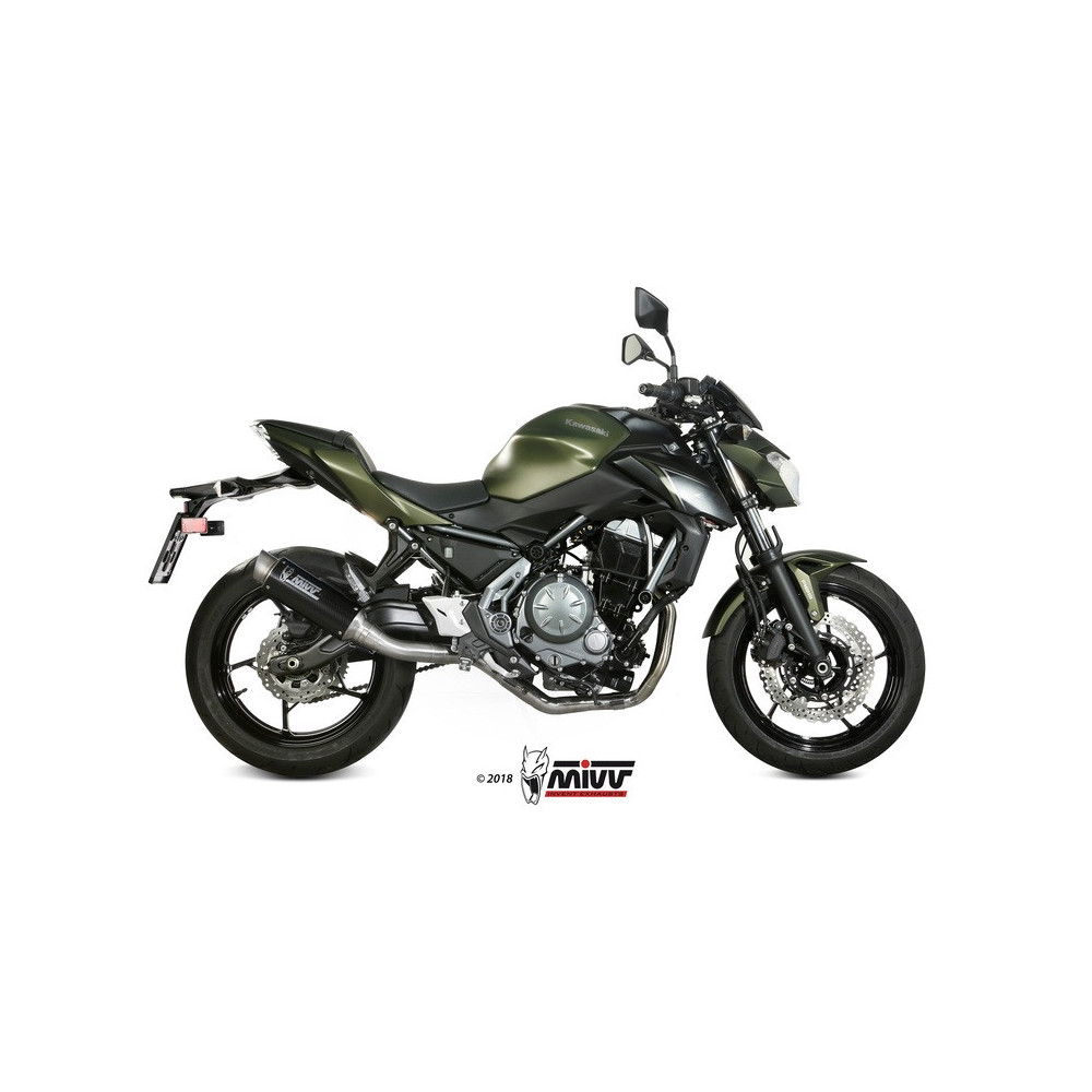 Ligne complète MIVV GP PRO noir - Kawasaki NINJA 650 / Z650 17-23