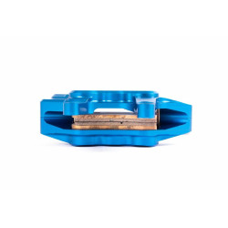 Etrier de frein axial gauche BERINGER Aerotec® 6 pistons Ø27mm bleu