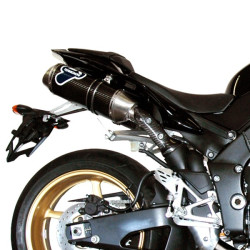 Silencieux Termignoni carbone + inox ovale x2, Yamaha R1 09-14