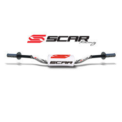 Guidon SCAR O² Yamaha YZ/YZF - White