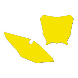 Fonds de plaque BLACKBIRD jaune Honda CRF450R