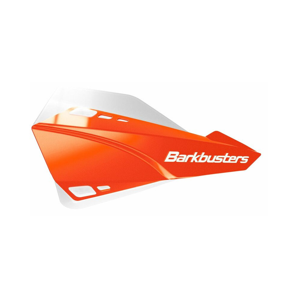 Kit protège-mains BARKBUSTERS Sabre montage universel orange/déflecteur blanc BARKBUSTERS 1 - AVSmoto Racing Parts 