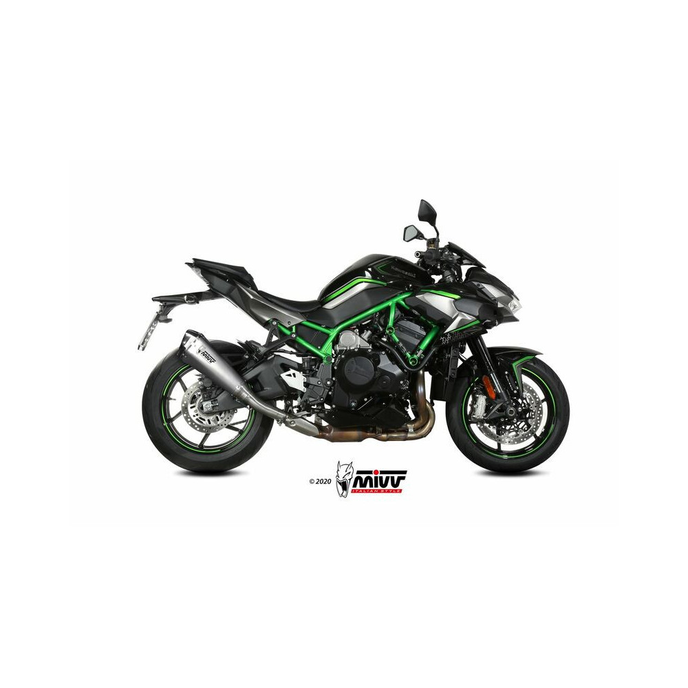 Silencieux MIVV Delta Race inox - Kawasaki Z H2