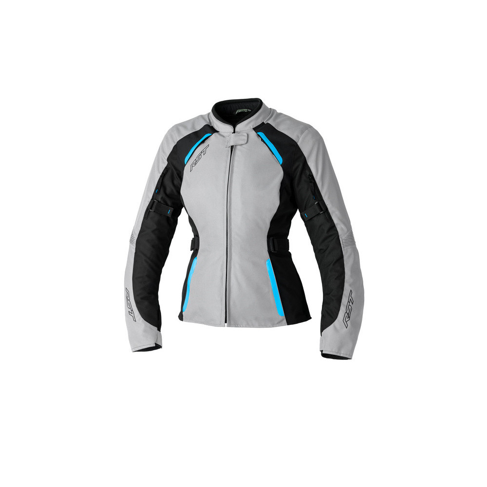 Veste femme RST Ava CE textile - argent/noir/bleu taille XS