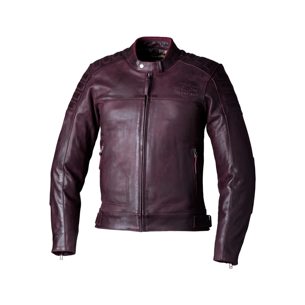 Veste RST Brandish2 cuir CE homme - Oxblood