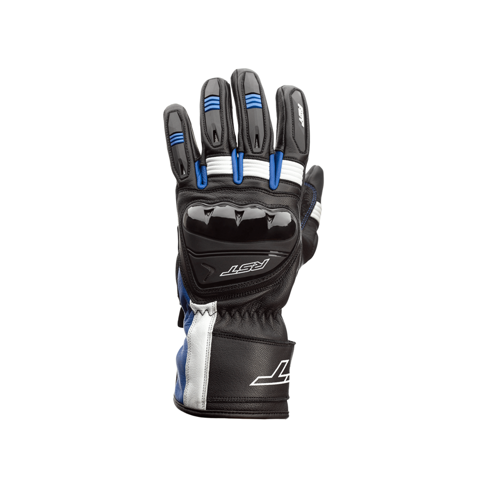 Gants RST Pilot CE - noir/bleu/blanc taille 08