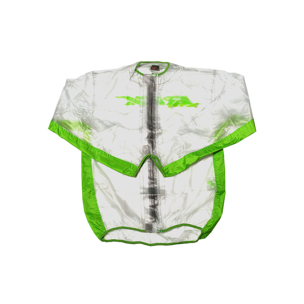 Veste de pluie RFX sport (Transparent/Vert) - taille L