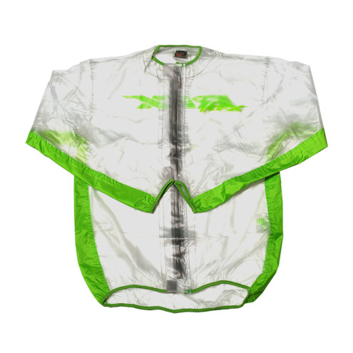 Veste de pluie RFX sport (Transparente/Vert) - taille XL