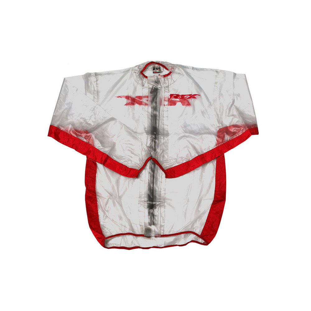 Veste de pluie RFX sport (Transparent/Rouge) - taille XL