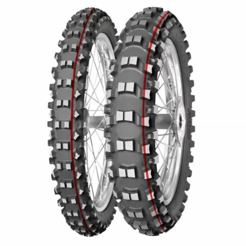 Pneu MITAS TERRA FORCE-MX SM 90/90-21 54M TT SOFT TO MEDIUM RED YELLOW