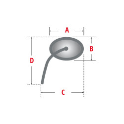 Rétroviseur SHIN YO Luca aluminium