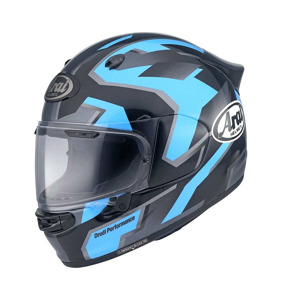 Casque ARAI QUANTIC ROBOTIC - Bleu