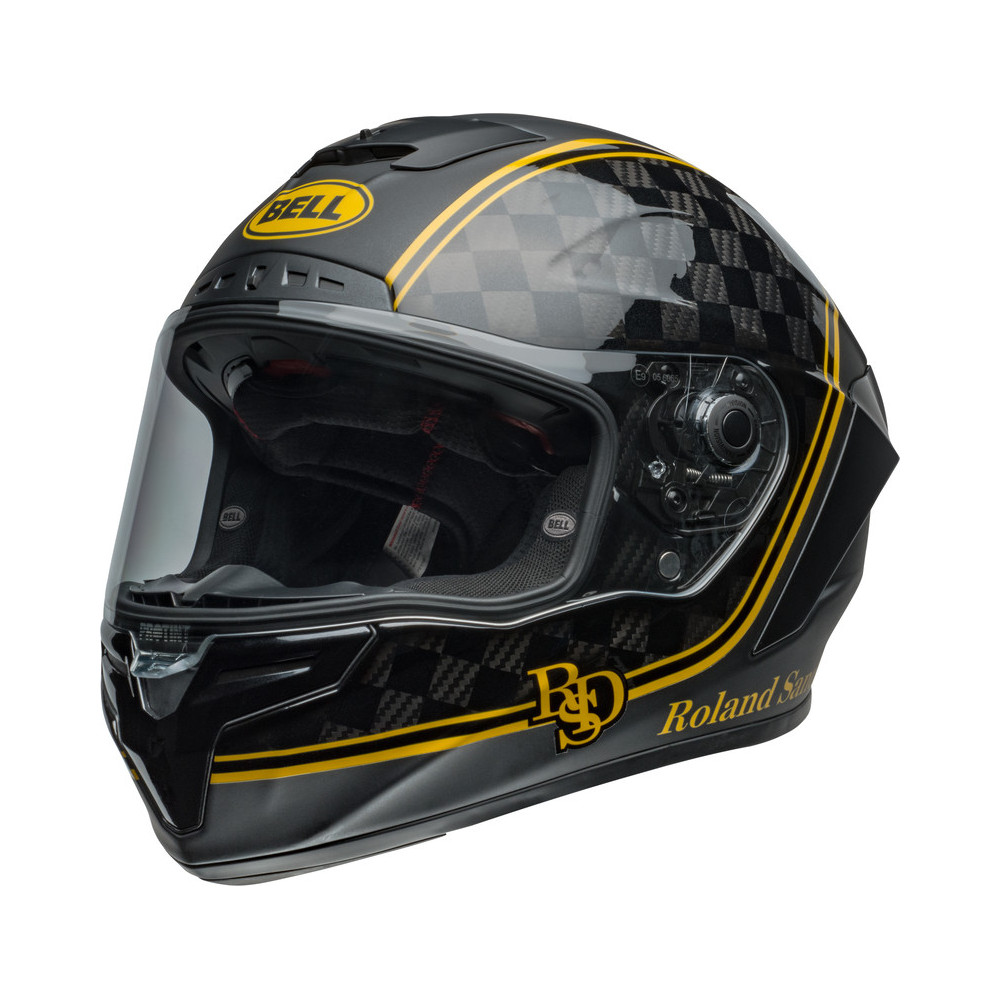 Casque BELL Race Star DLX Flex - RSD Player Matte/Gloss Black/Gold