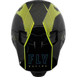 Casque FLY RACING Formula Carbon Tracer - jaune fluo/noir