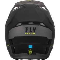 Casque FLY RACING Formula CP Slant - noir/gris/jaune fluo