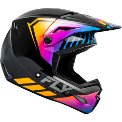 Casque FLY RACING Kinetic Menace - noir/Sunrise