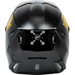 Casque FLY RACING Kinetic Menace - noir/Sunrise