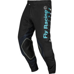 Pantalon FLY RACING Evolution DST Strobe - S.E. Strobe Black/Electric Blue